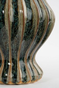 Pippa Vase - H32 x Ø21 cm - Ceramic - Green