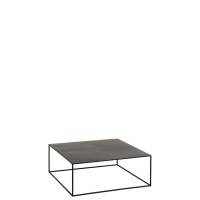 J-Line salontafel Vierkant - metaal - zwart