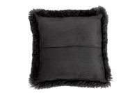 J-Line cushion Square Sheepskin - polyester - dark gray