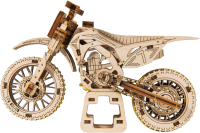 Wooden City Moto Cross, WR343, 13.7x6.2x8.7cm