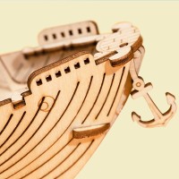 Robotime, 3D Houten Puzzel Fishing Ship, TG308, 19x4,8x15,8cm