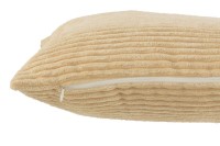 J-Line cushion Stripe - textile - beige