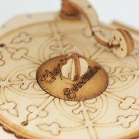 Robotime, 3D Houten Puzzel Grammofoonspeler, TG408, 11,2x10,2x18,5cm