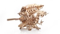 Eco Wood Art 3D Mechanical Puzzle Pirate Airship Skylord, 0327, 37.1x37.7x25.5cm