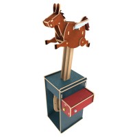 Ilo Build 3D Mechanische Houten Modelbouw Flying Horse, 0223, 11x12x28cm