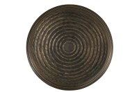 J-Line plateau Round Classic - iron - bronze - large