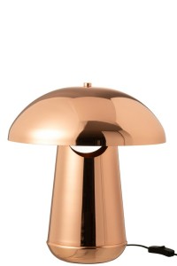 J-Line Lamp Mushroom Metal Copper