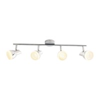 4 LED -muur en plafondrail "Chromey"