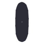 Limera Nickel Alu Oval Mirror Irregular Border L