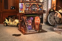 Tone-Cheer DIY 3D Houten Puzzel Desk Bin, Punk Bar, TQ183,15x14x25cm