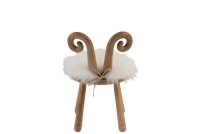 J-Line chair Ear Sheep - wood - natural