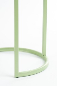 Lara Side table - Set of 2 - H51 x Ø40 cm - Metal - MintGroen