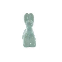 Ornament- Spaarpot Ballon Hond- Mintgroen-17x7x17cm
