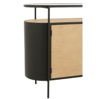 J-Line Kast Ovy Ijzer Naturel/Zwart