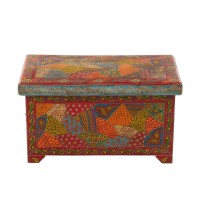 J-Line Koffer Delhi Mango Hout Mix