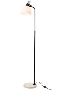 J-Line floor lamp Magali - metal/glass - white