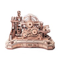 Robotime, 3D DIY Houten Modelbouwpakket Gearball Scramble, Marble Run, EGC01, 29,5x19,5x23,5cm