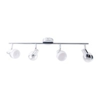 4 LED -muur en plafondrail "Chromey"