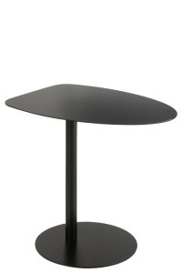 J-Line Side Table Ice Metal Black