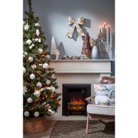 Kerstboomrok - H26 x Ø50 cm - Zeegras - Naturel Bruin