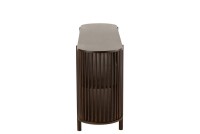J-Line Console 2 Planks Conie Mango Wood Dark Brown