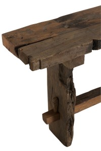 J-Line Console Brut Recycled Wood Brown