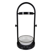 LED plant tablet light 53.5 cm high, made of metal and plastic in black, with integrated LED