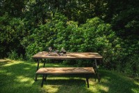 The Herringbone Bench - Natural - 150