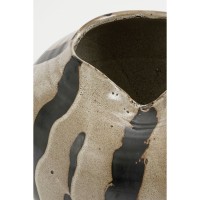 Nanda Vaas - H24 x Ø27 cm - Keramiek - Bruin