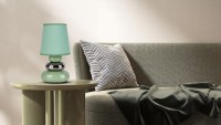 Keramik Tischleuchte "STONEY" mint - Klassik - Tischleuchte - - mint - E14 - keine Angabe