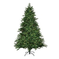Brampton Kunstkerstboom met LED Verlichting - H215 x Ø142 cm - Groen