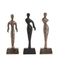 Zhaell Black Casted Alu Statue Ladies SV3