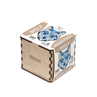 Eco Wood Art (EWA) Houten Legpuzzel Wolf, Size S, 3564, 24,6x19x0,4cm