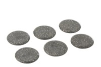 J-Line Marble coaster - stone - gray - 6x