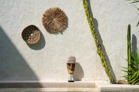 The Cowrie Mask on Stand - Large