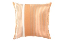 J-Line cushion Mik - cotton - beige/orange