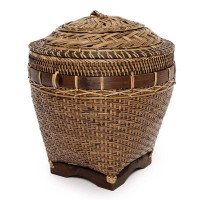 The Colonial Storage Basket - Natural Brown - L