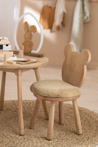 J-Line chair Child Bear - wood - natural