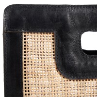 De Riviera Noir-clutch - natuurlijk zwart