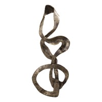 Neven Gold Casted Alu Metal Swirl Wall Panel L