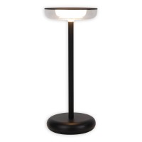 Cordless tablet light "Pasi" for outside and inside, made of metal and plastic in black, dimmable, with touch and memory function, approx. 26 cm high