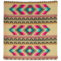 Ecuadorian alpaca blanket | native blanket | Antisana Pink