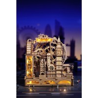 Robotime, 3D DIY Houten Modelbouwpakket Marble Travel "London", Marble Spaceport, EGB01, 22,5x15,5x23,5cm