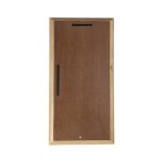 Chevar Natural Oak Wood Mirror Rectangle L