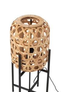 J-Line lamp - bamboo - natural - small