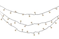 Outdoor light chain with decorative balls in glass look, 868 cm long, warm white,