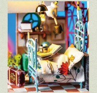 Dollhouse DIY Bloomy House, Robotime, DS002 12x14x28cm