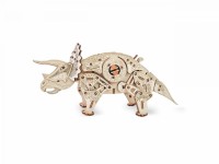 Eco Wood Art 3D Mechanical Wooden Puzzle Triceratops, 570, 32x16x10.5cm