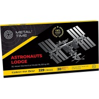 Metal Time Astronauts Lodge, MT017, 19.8x23.4x22.9cm