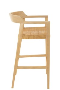 J-Line bar chair Emma - wood - natural